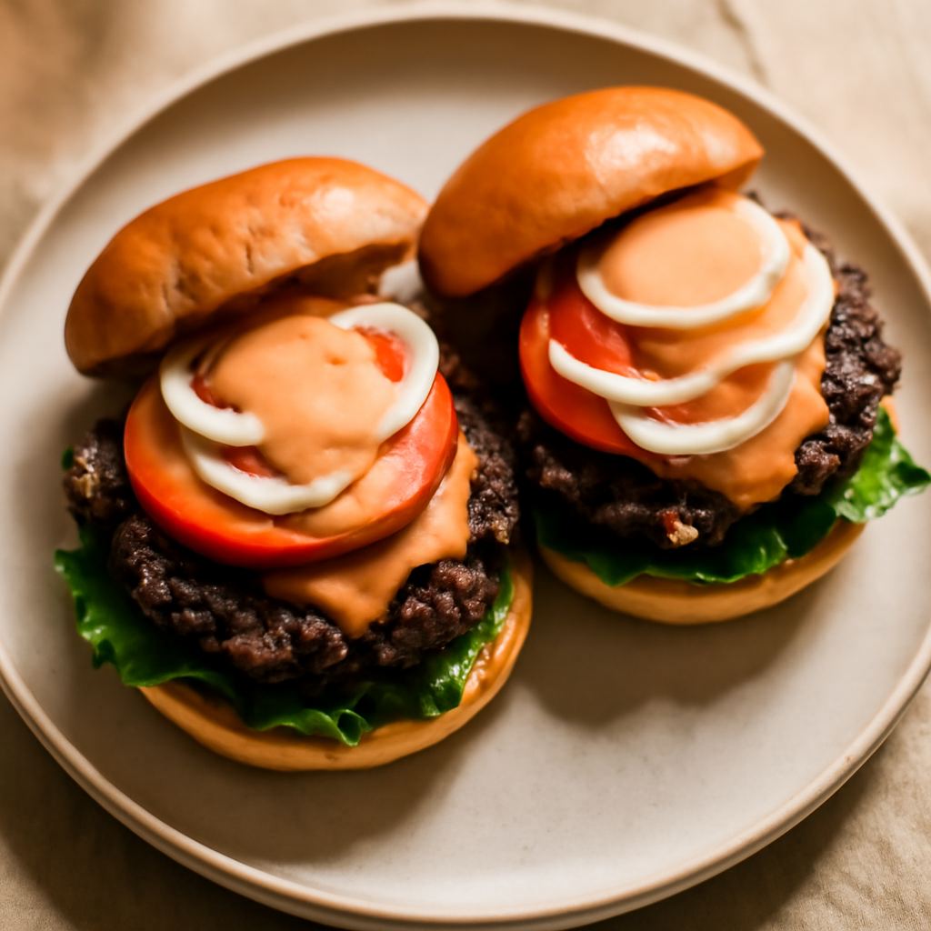 Smash Burgers with Special Sauce