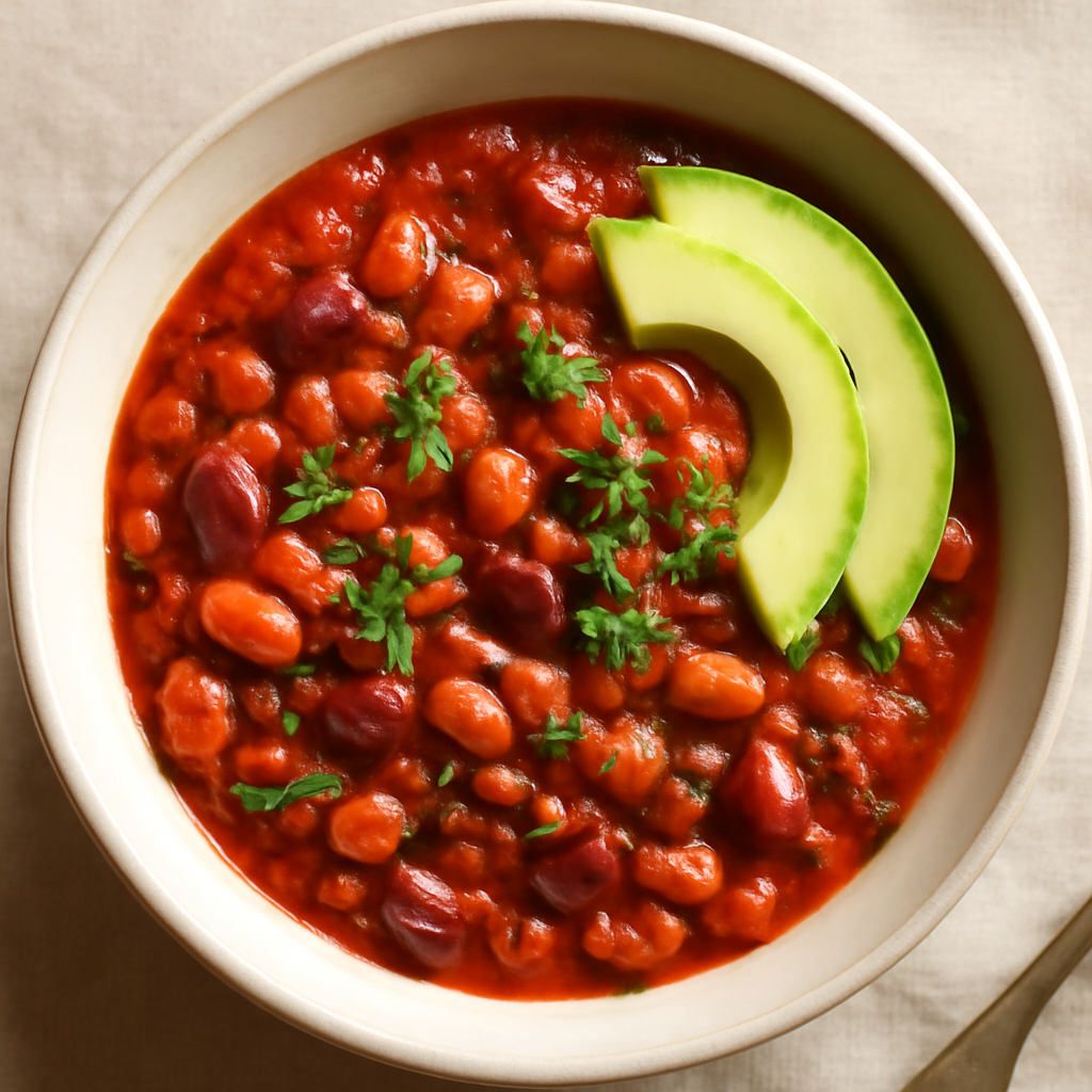 Vegan Three-Bean Chili