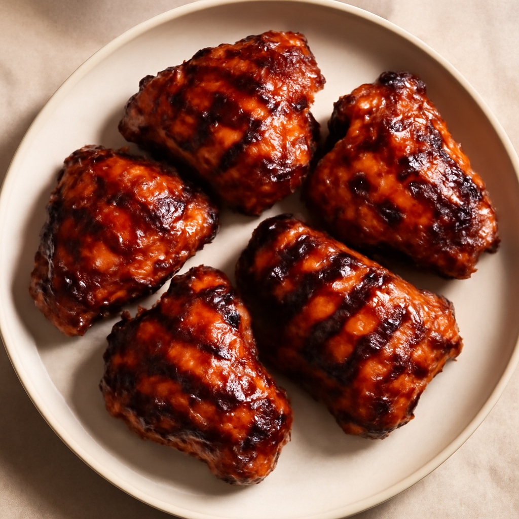 Grilled BBQ Chicken Thighs