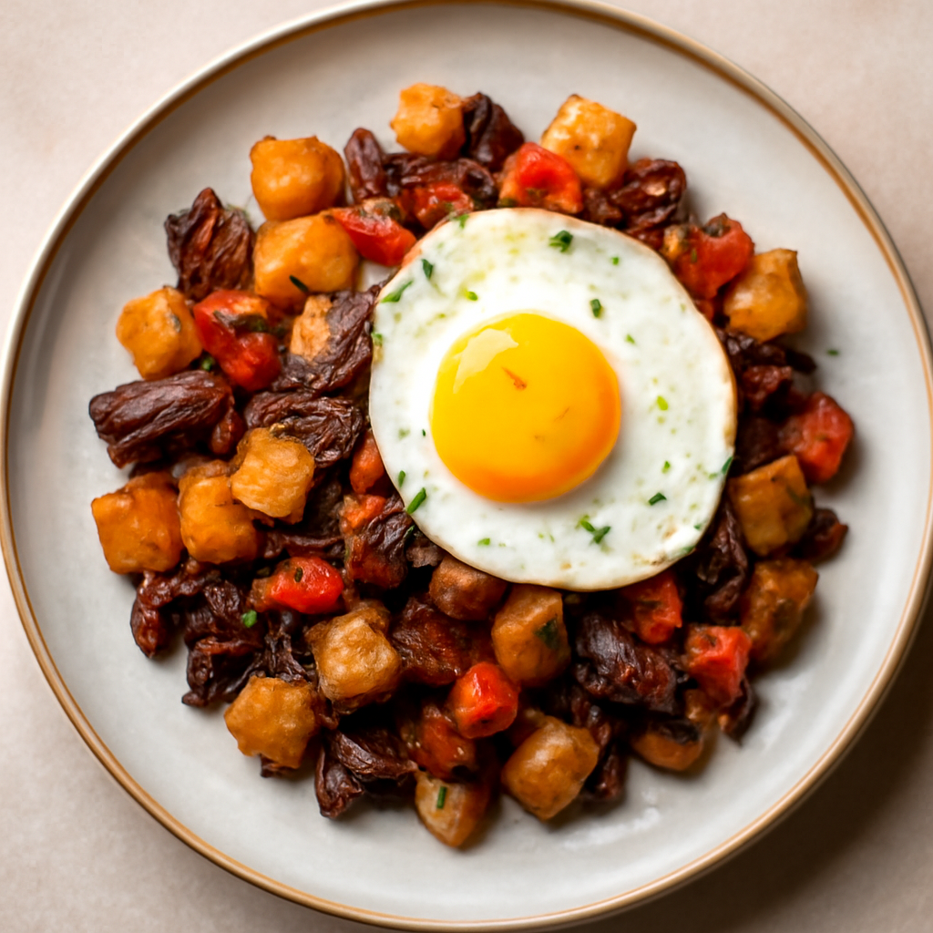 Smoked Brisket Breakfast Hash