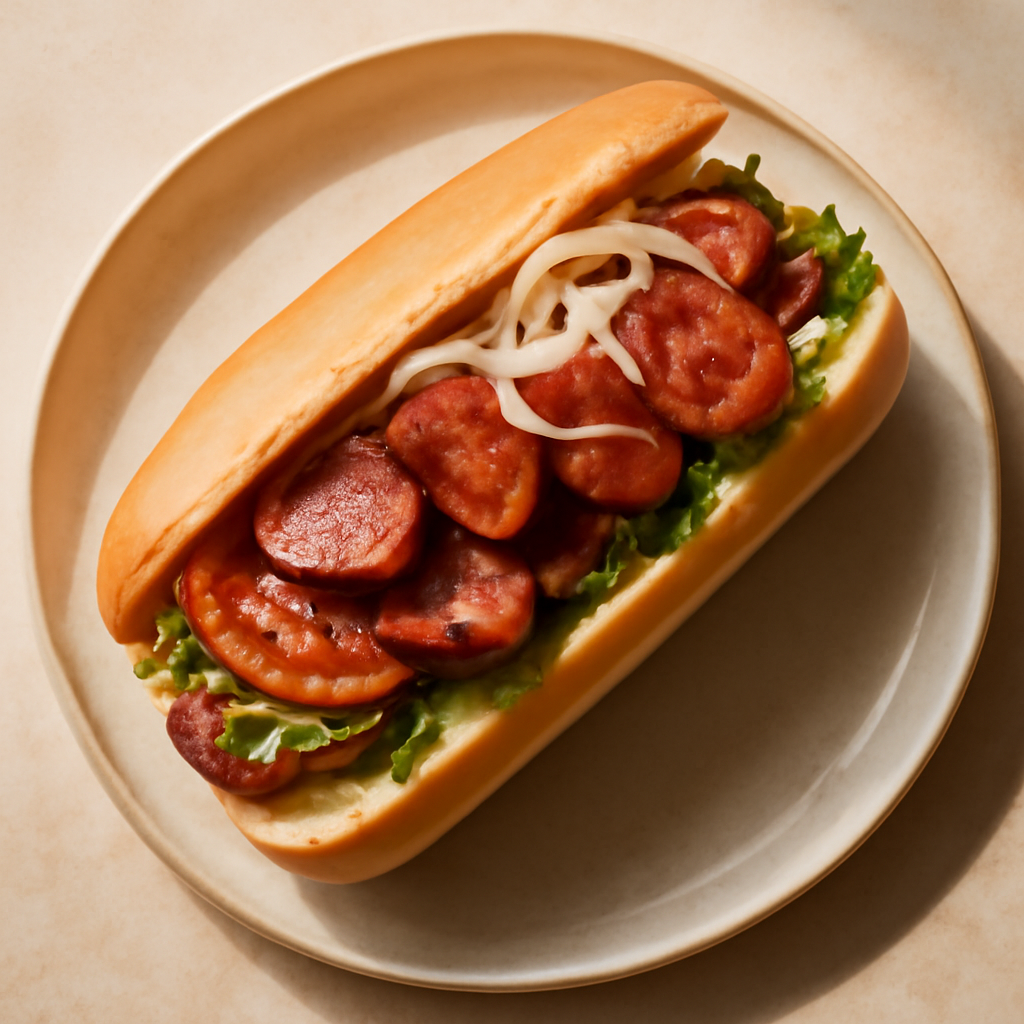 Smoked Sausage Po'Boy