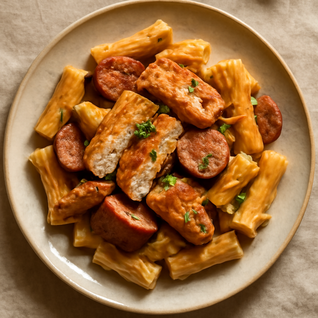 Cajun Chicken and Sausage Pasta