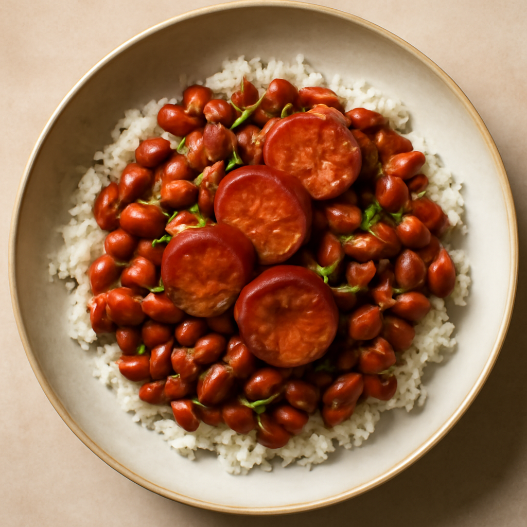 Red Beans and Rice with Andouille