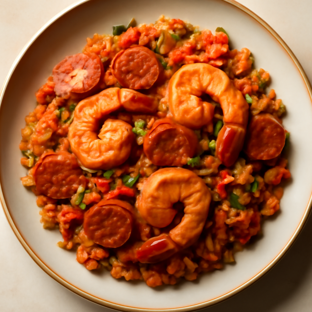 Shrimp and Sausage Jambalaya