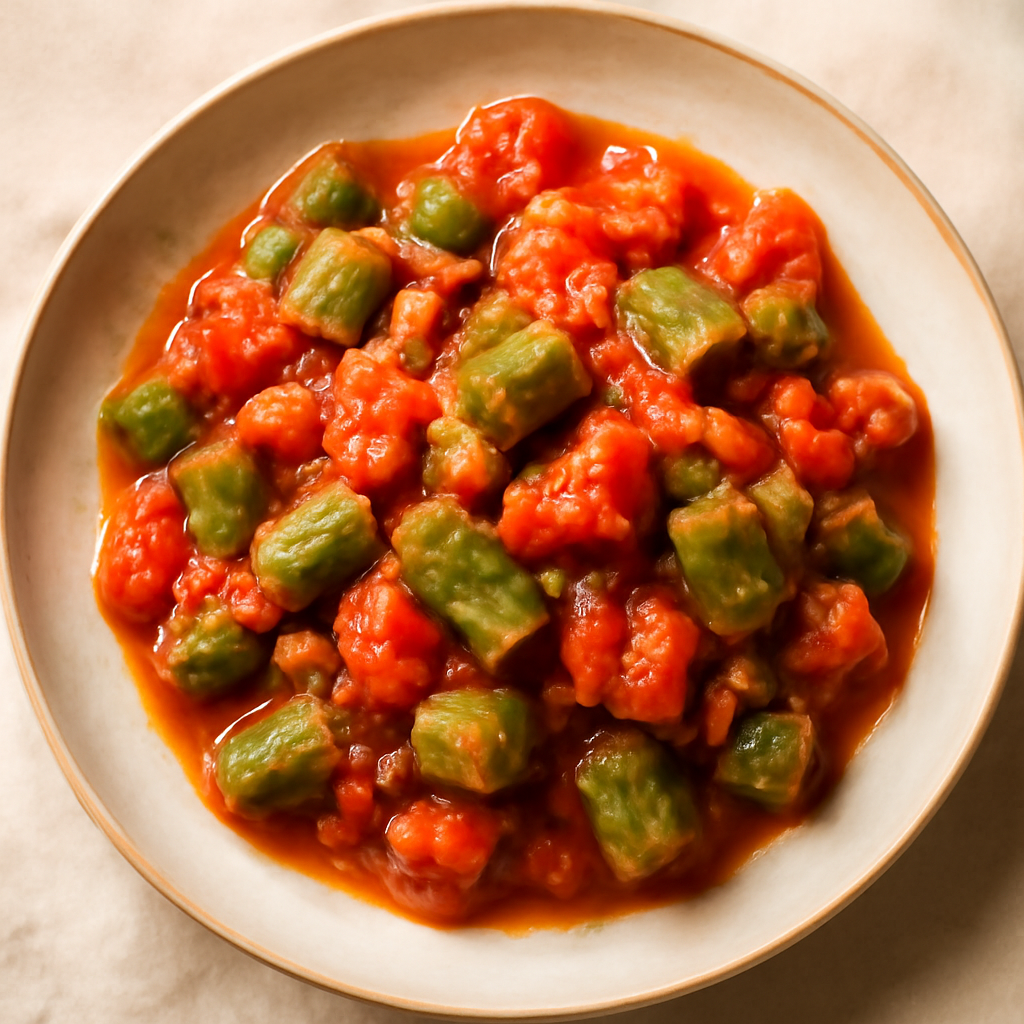 Smothered Okra and Tomatoes