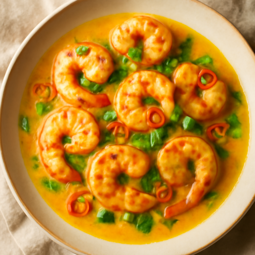 Caribbean Coconut Curry Shrimp