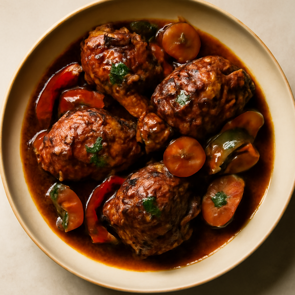 Jamaican Brown Stew Chicken Batch