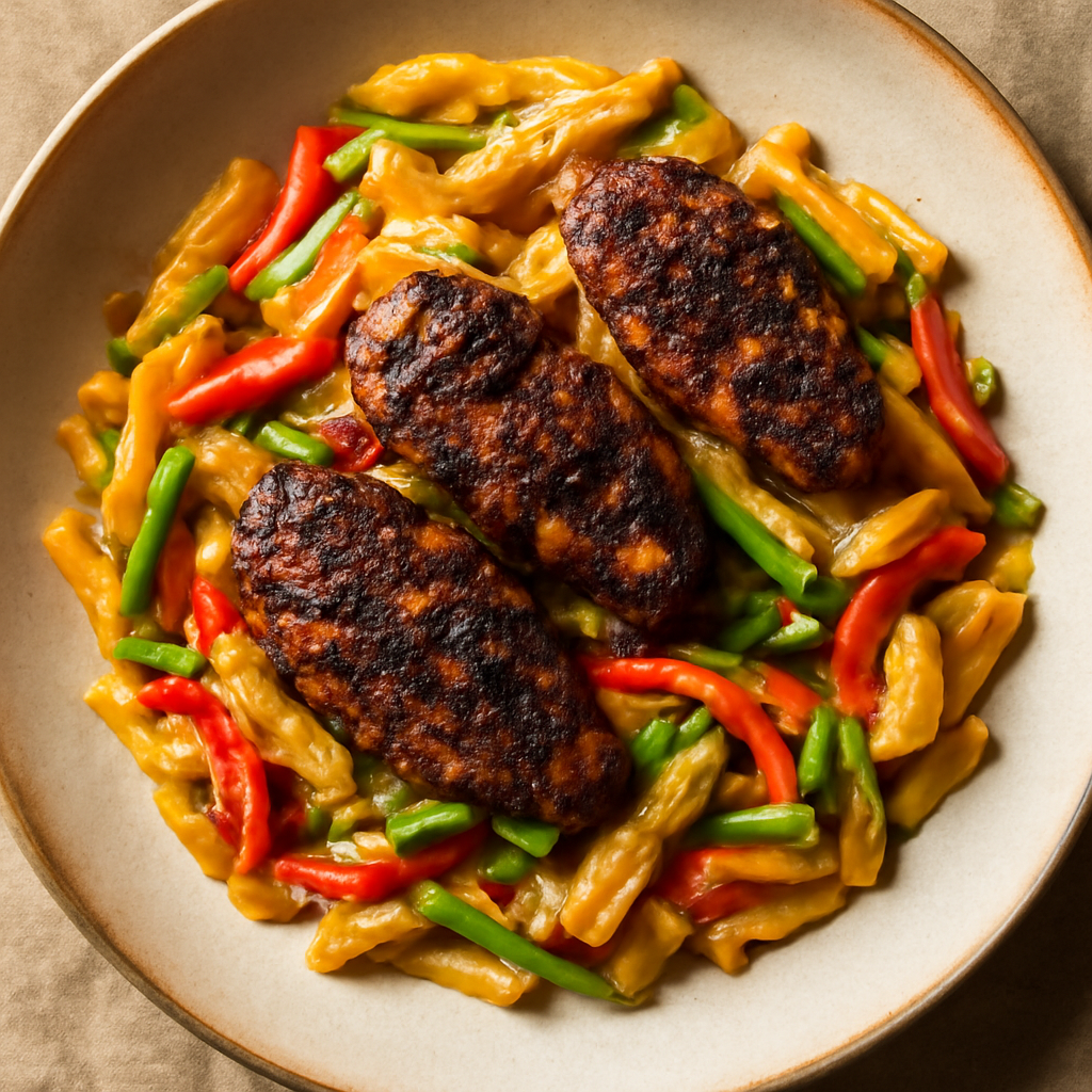 Jamaican Jerk Chicken Rasta Pasta
