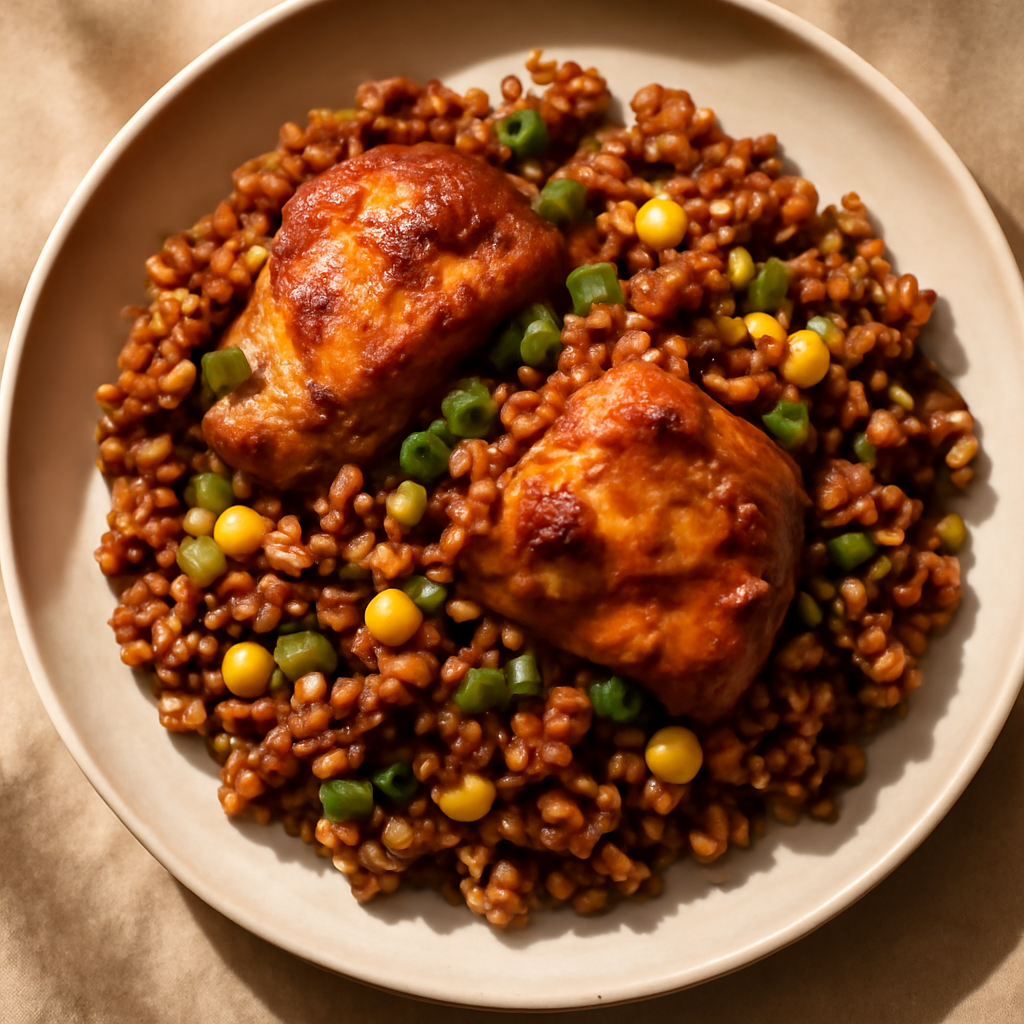 Trinidad Chicken Pelau