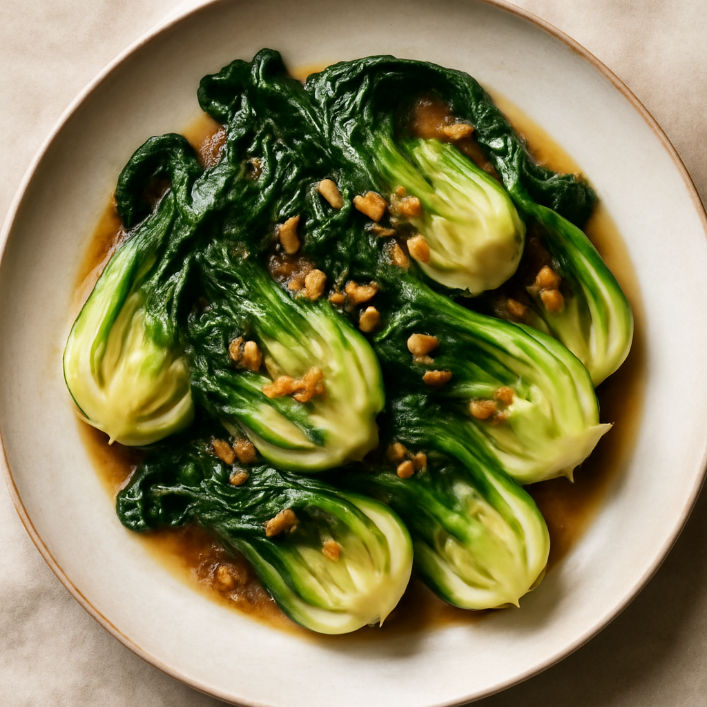 Garlic Stir-Fried Bok Choy