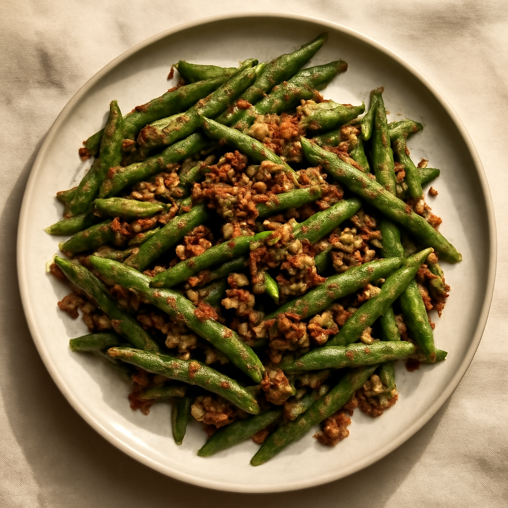 Sichuan Dry-Fried Green Beans