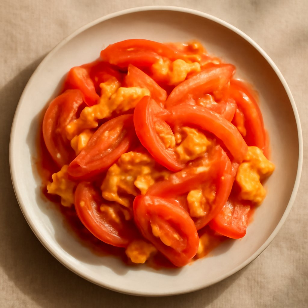 Stir-Fried Tomato and Egg