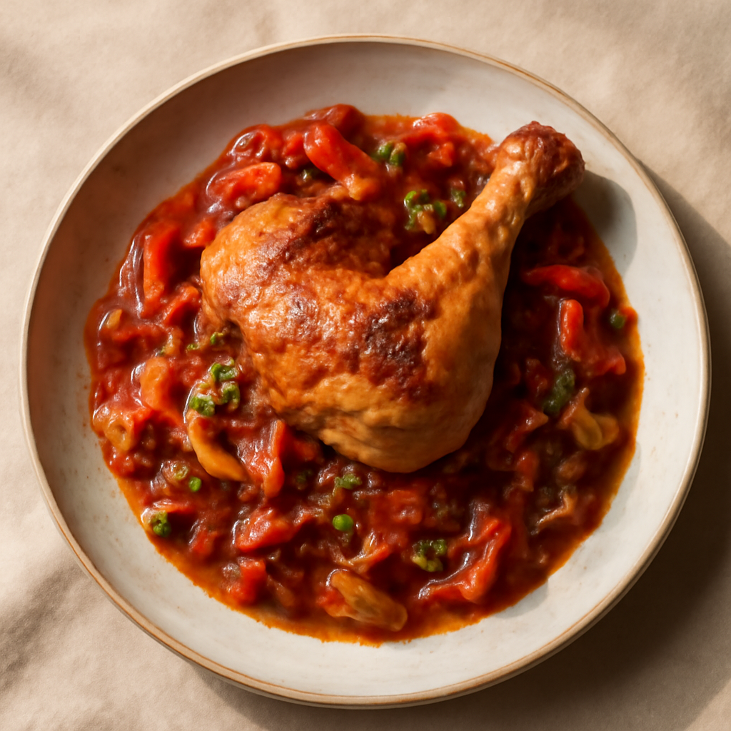 Poulet Basquaise
