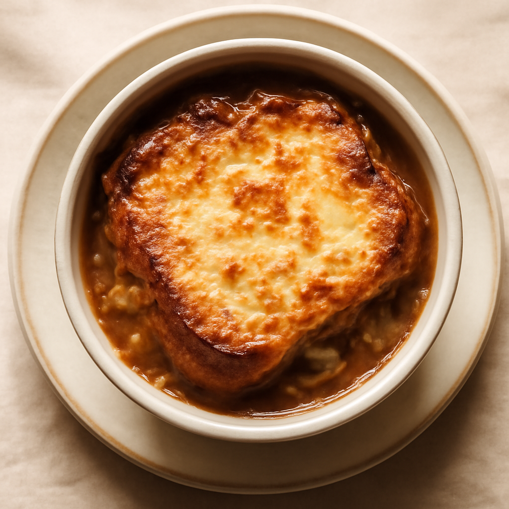 Soupe a l'Oignon Gratinee