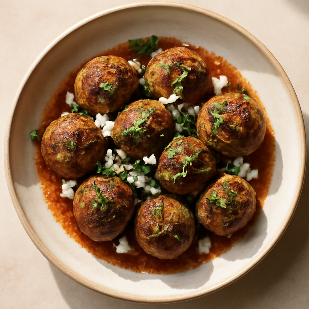Batch Keftedes Greek Meatballs