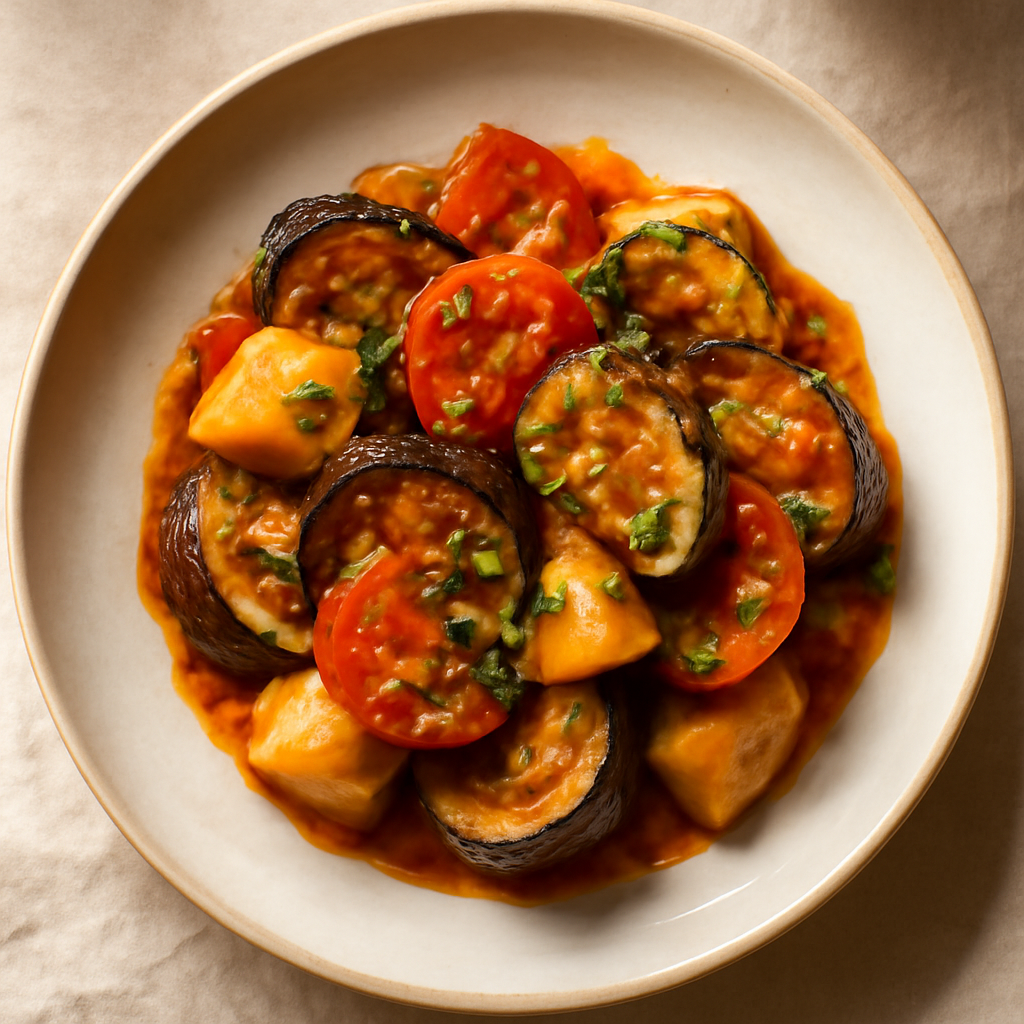 Briam Roasted Summer Vegetables