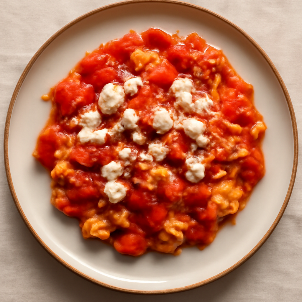 Strapatsada Tomato and Feta Eggs