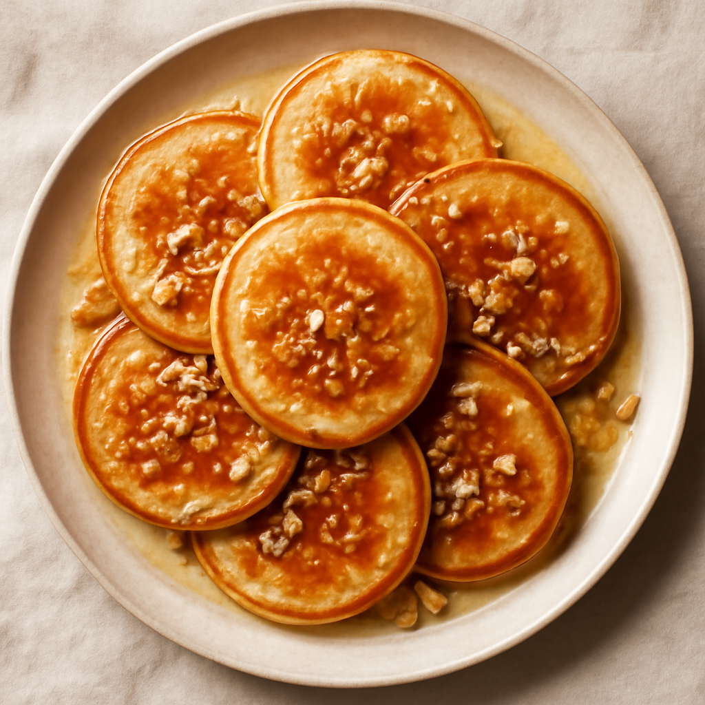 Tiganites Greek Honey Pancakes