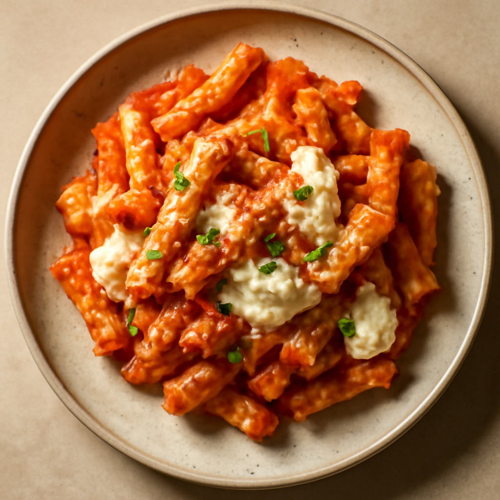 Baked Ziti with Ricotta for Meal Prep