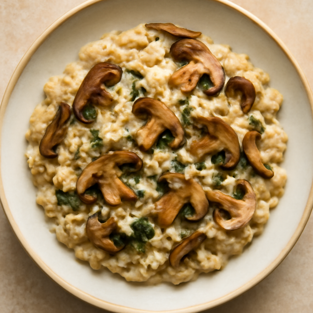 Creamy Mushroom Risotto with Thyme
