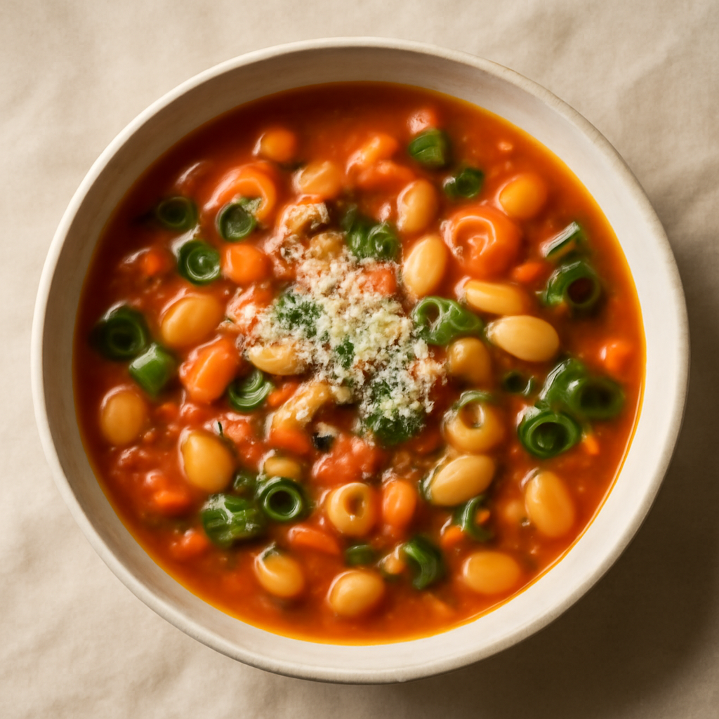 Minestrone Soup with White Beans