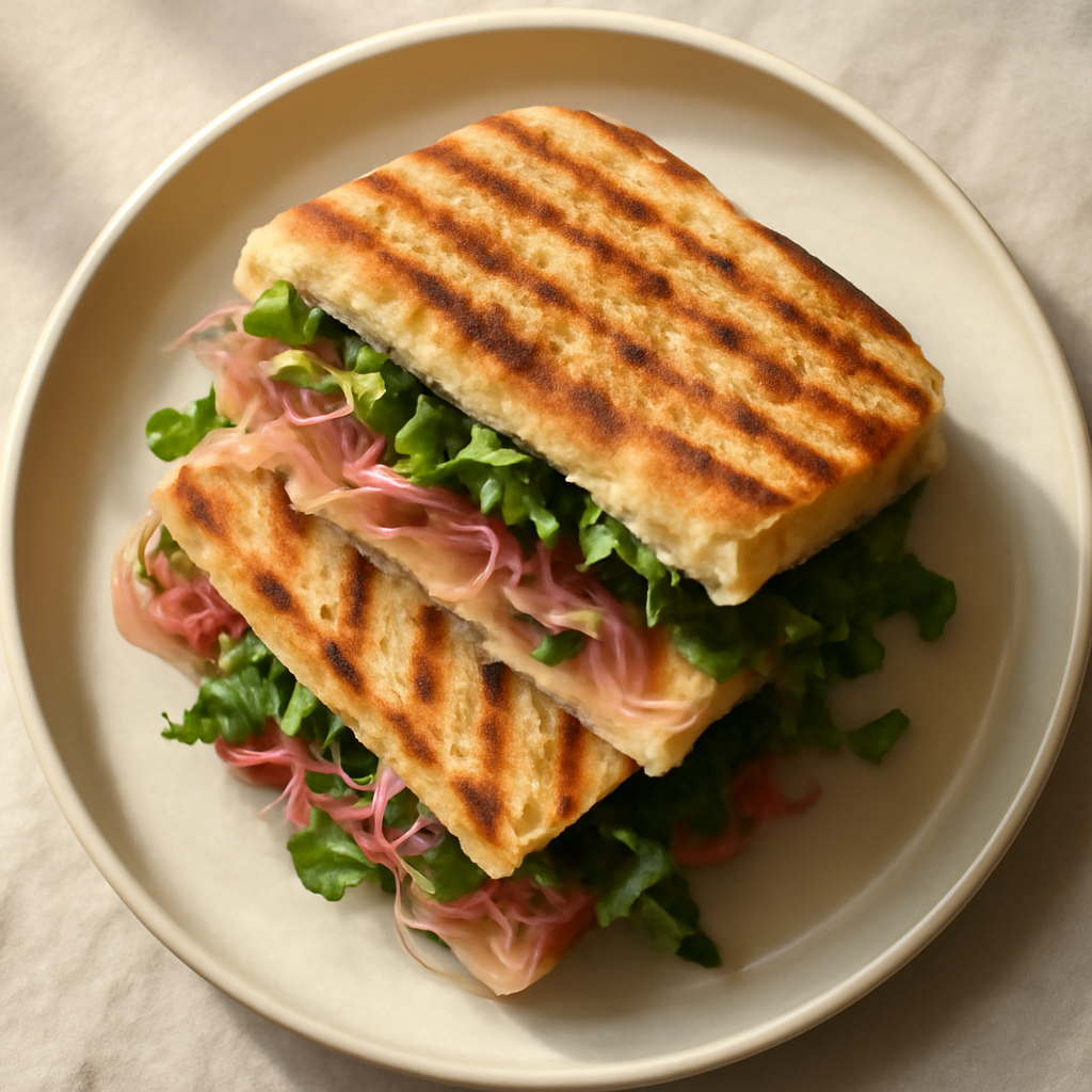 Prosciutto and Arugula Panini