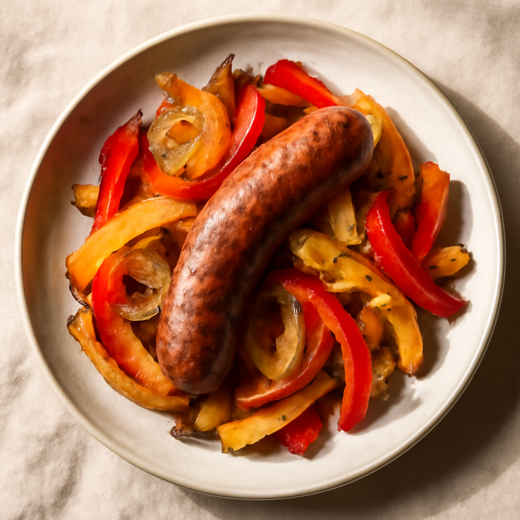 Sheet-Pan Italian Sausage with Peppers