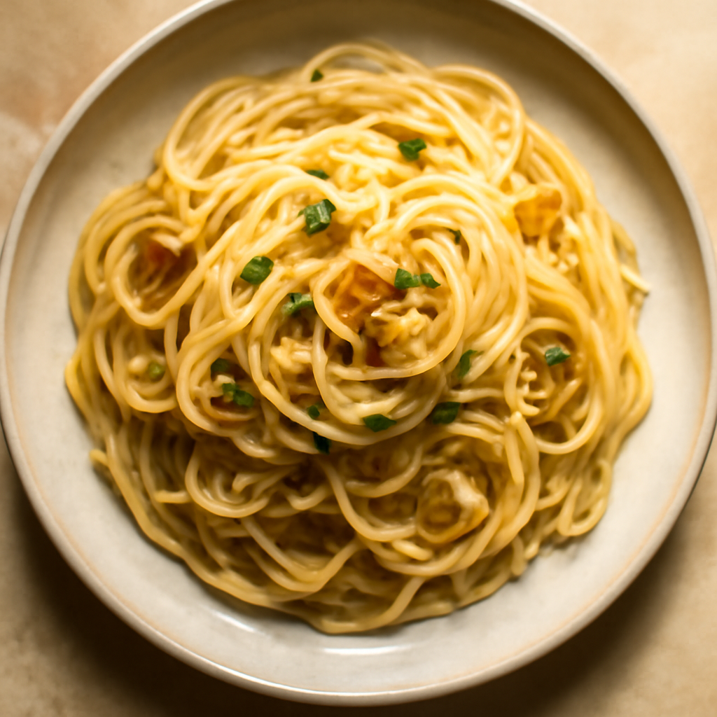Spaghetti with Garlic and Olive Oil