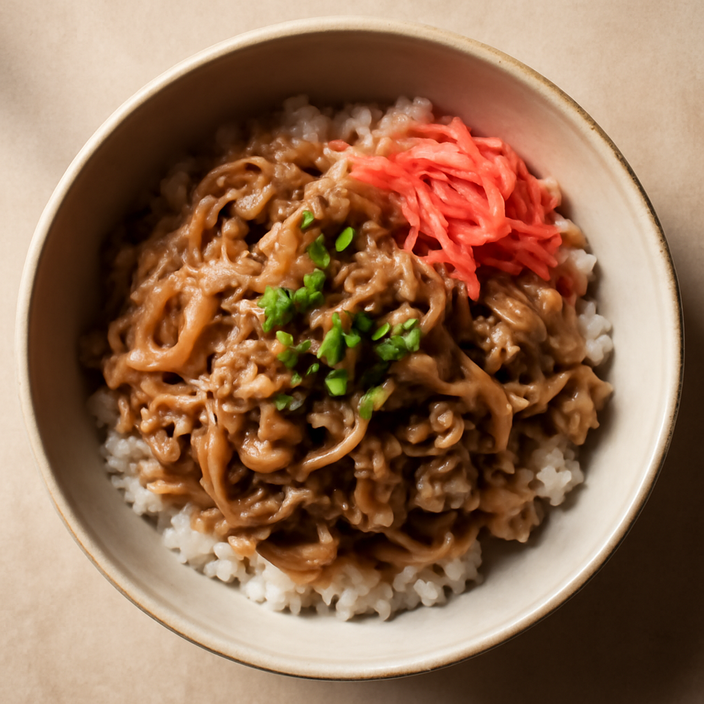 Gyudon Beef Rice Bowl