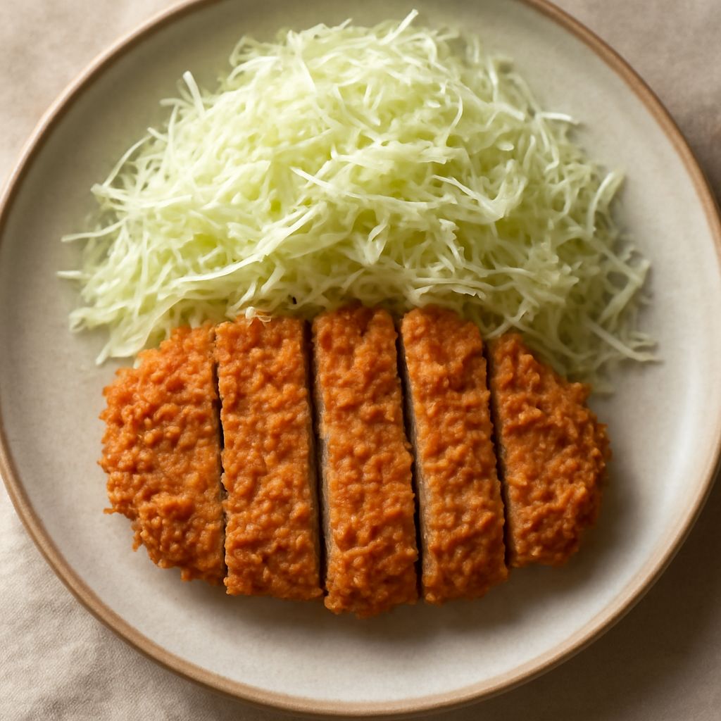 Tonkatsu with Cabbage