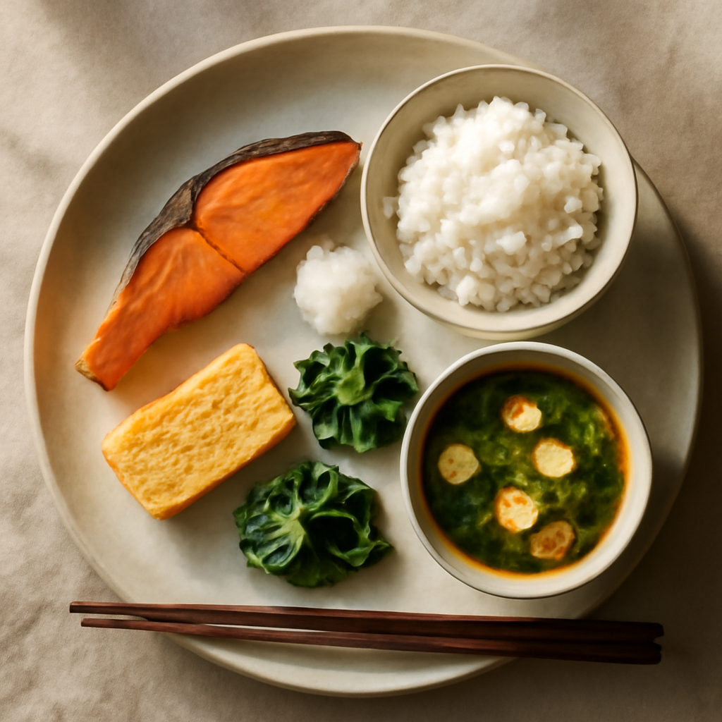 Traditional Japanese Breakfast Set