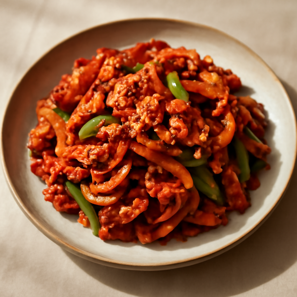 Jeyuk Bokkeum Spicy Pork Stir-Fry