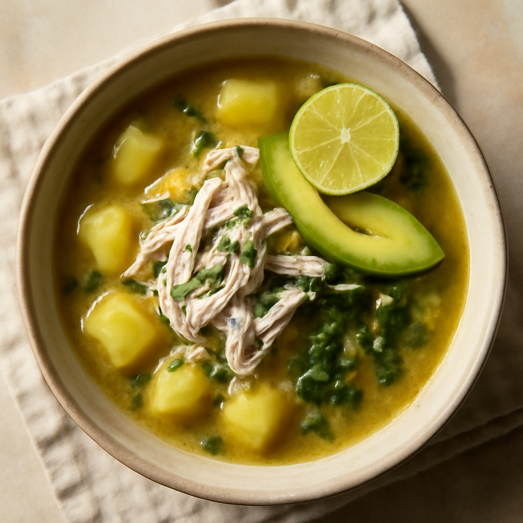 Colombian Ajiaco Chicken Potato Soup
