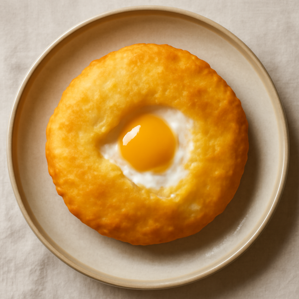 Colombian Arepa con Huevo
