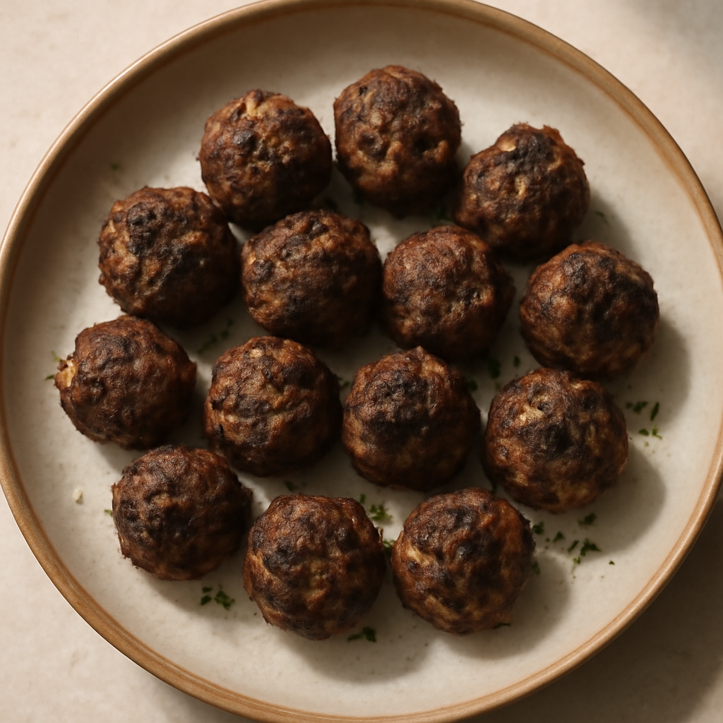Batch Spiced Lamb Meatballs for the Freezer