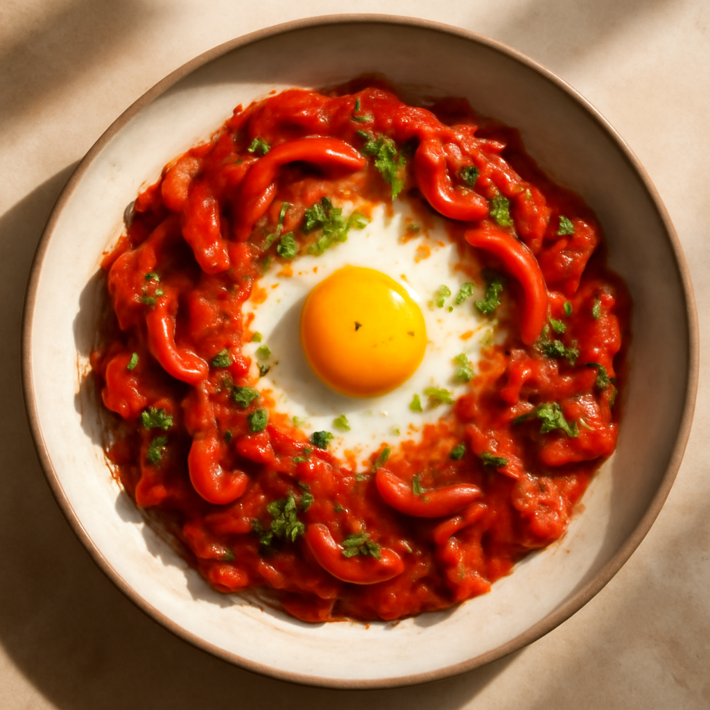 Classic Tomato and Pepper Shakshuka