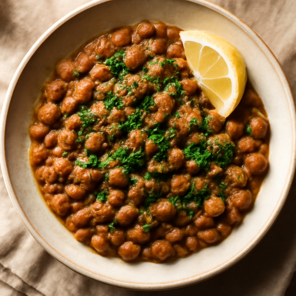 Egyptian Ful Medames with Cumin and Lemon