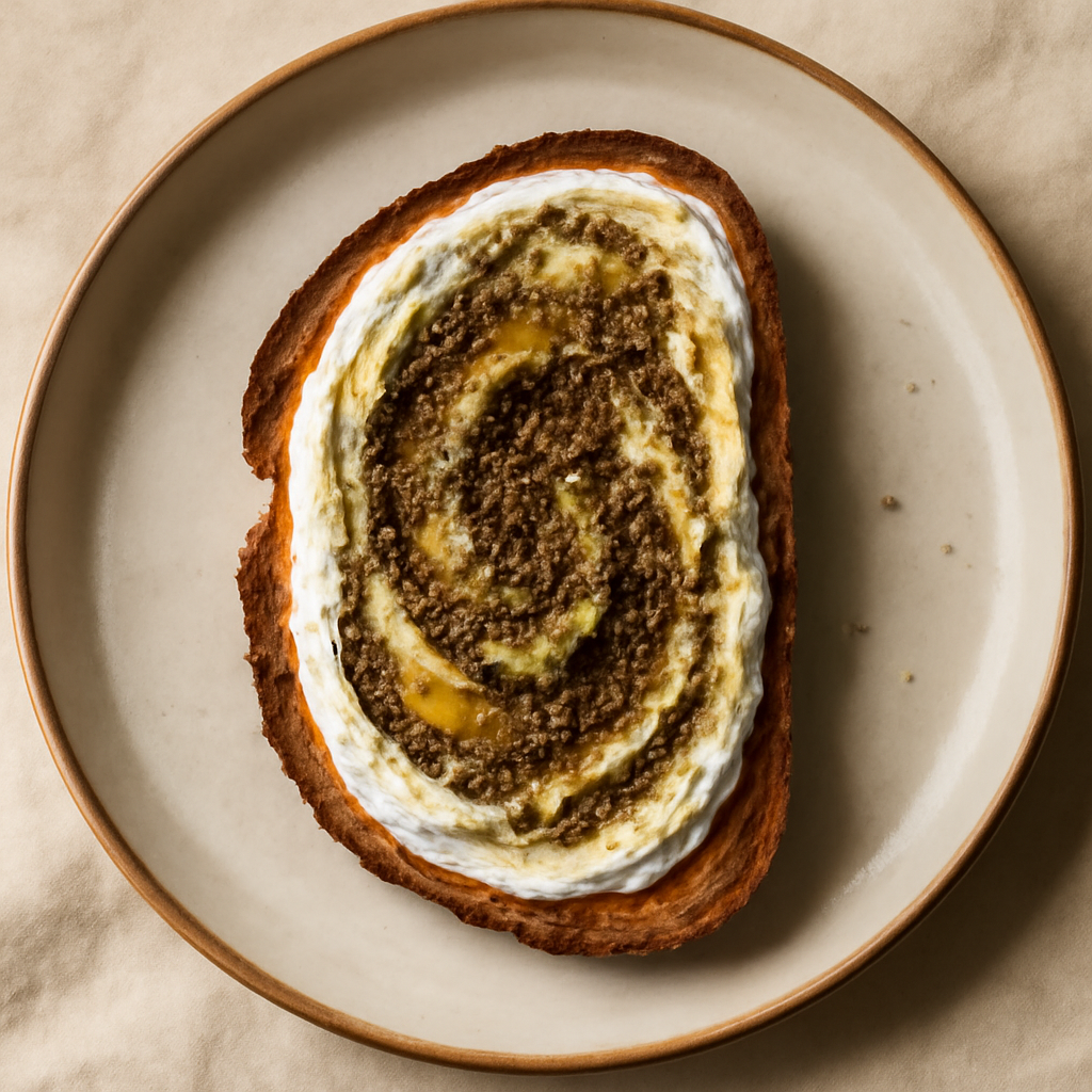 Labneh Toast with Za'atar and Olive Oil