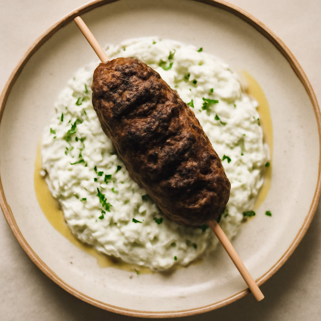 Lamb Kofta with Cucumber Tzatziki