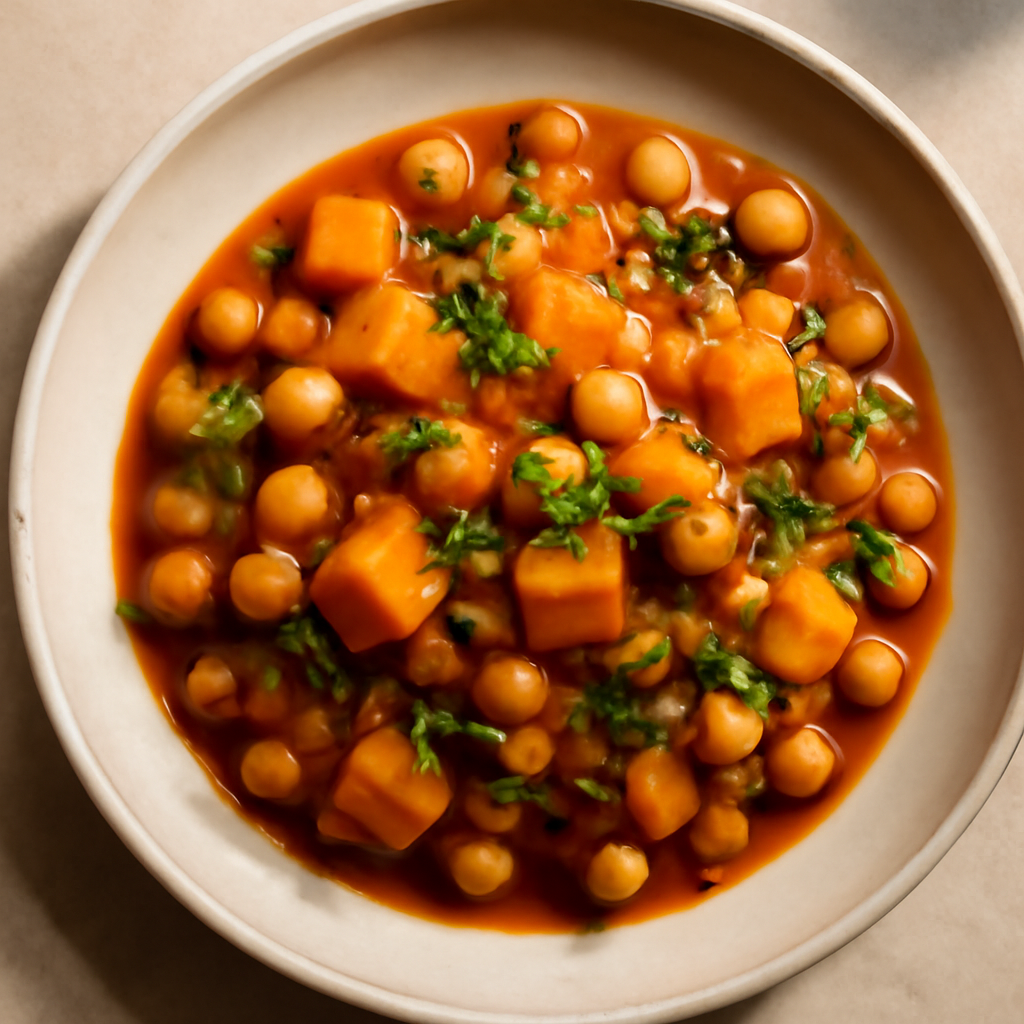 Moroccan Chickpea and Squash Tagine