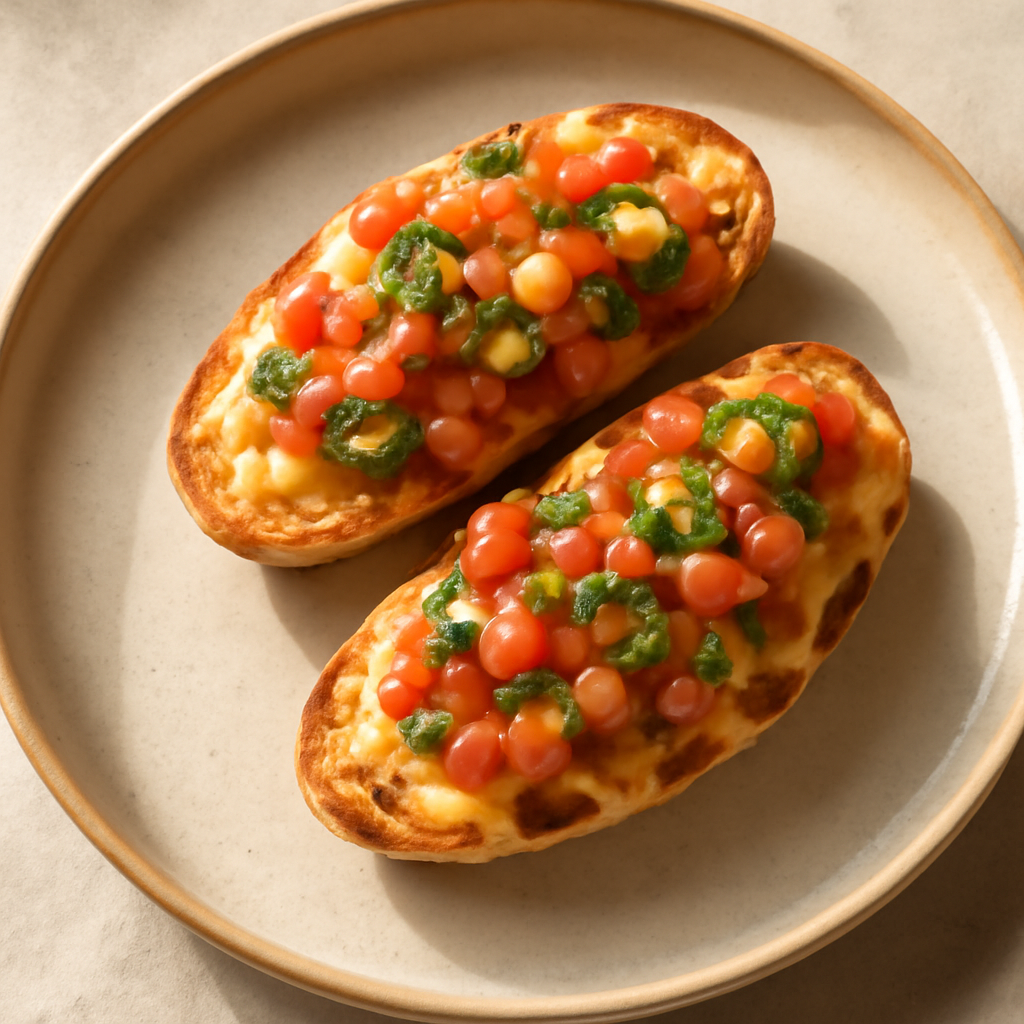 Molletes with Pico de Gallo