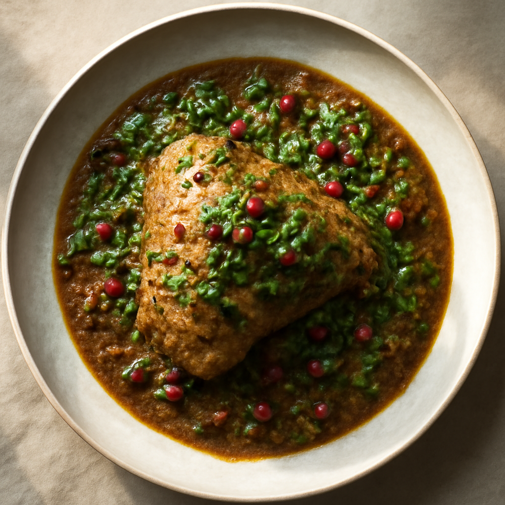 Persian Chicken and Herb Fesenjan