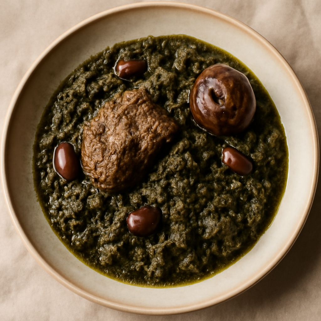 Persian Ghormeh Sabzi Herb Stew