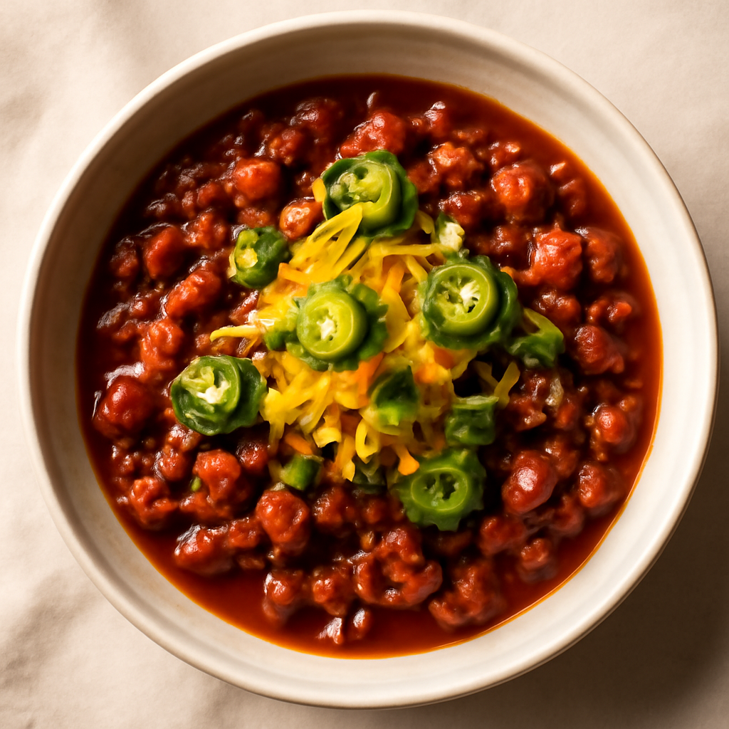 Batch Tex-Mex Beef Chili