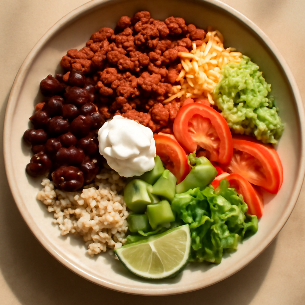 Loaded Black Bean Taco Bowl