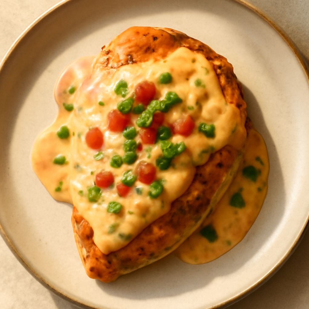 Queso-Smothered Chicken Breasts