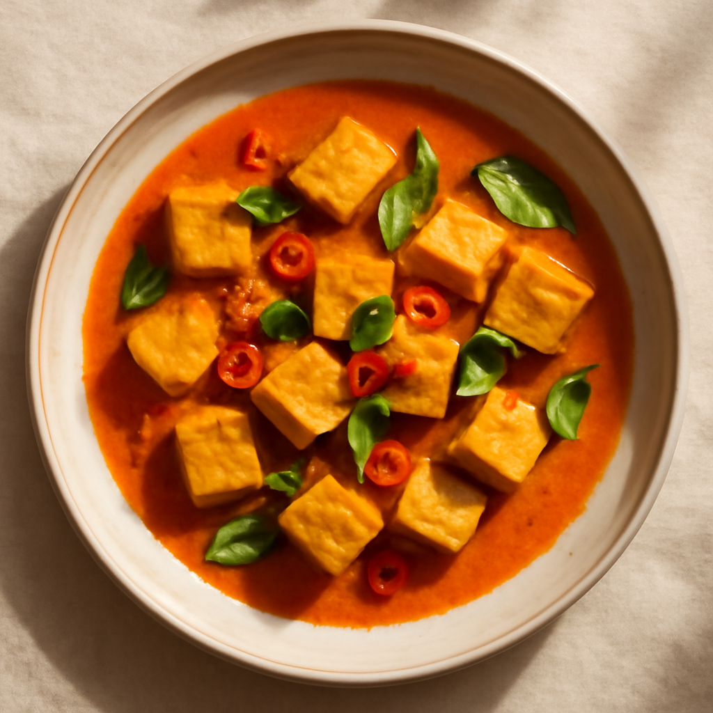 Gaeng Daeng Tao Hu (Vegan Red Curry Tofu Batch)