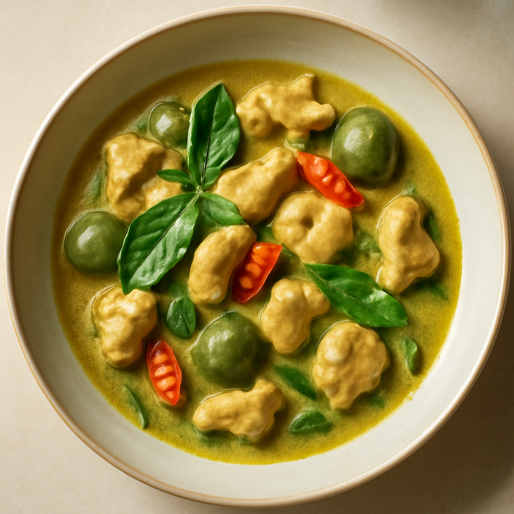 Gaeng Keow Wan Gai (Green Curry Chicken Batch)