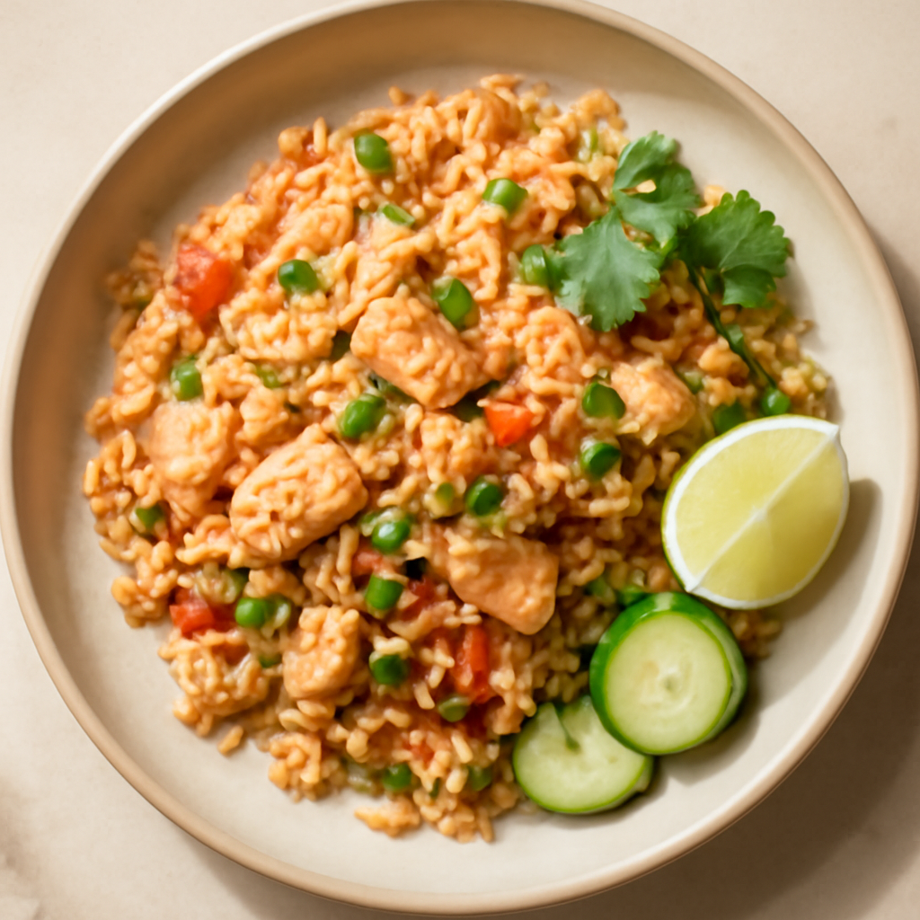 Khao Pad Gai (Thai Chicken Fried Rice)