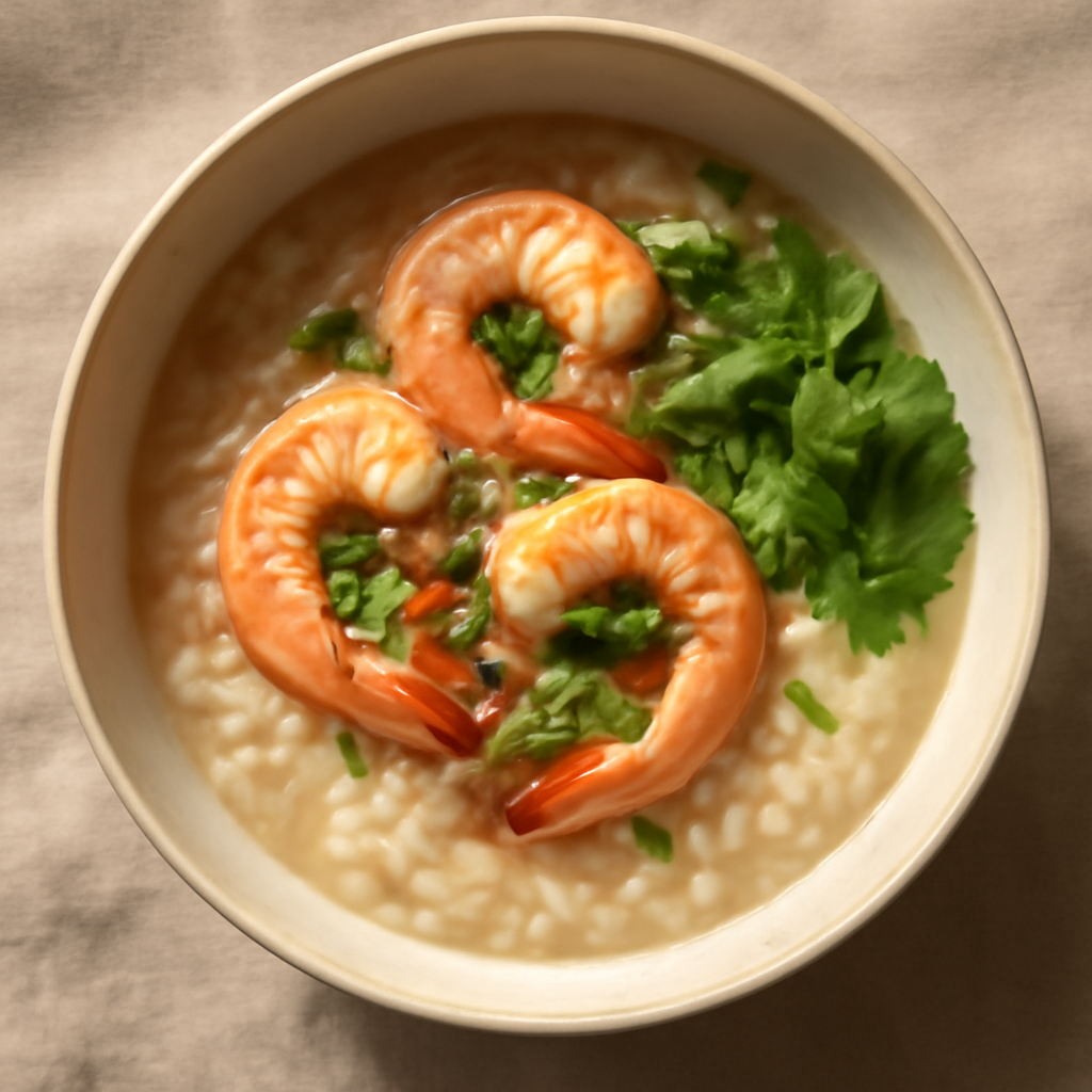 Khao Tom Goong (Thai Shrimp Rice Soup)